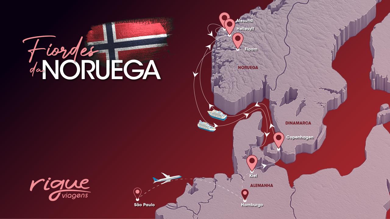 Viagem Rigue · Fiordes da Noruega